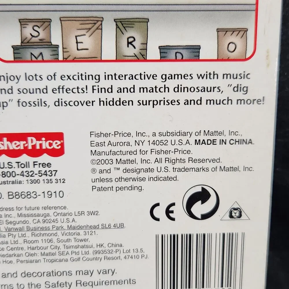 Fisher-Price Power Touch Book: Science: Grade 1: Dinosaurs Learning School Skill